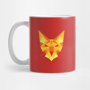 Geometric Minimalist Cat Mug